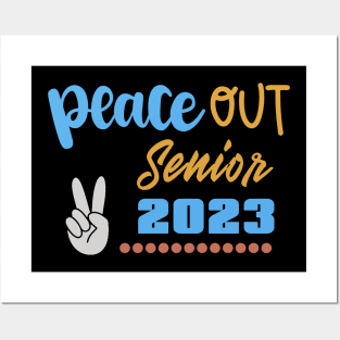 Peace Out Senior 2023 Posters and Art